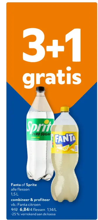 Promotie: Fanta of Sprite