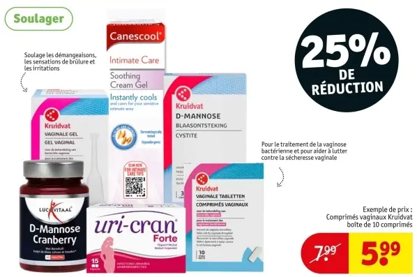 Offre: Soulagez les inconforts intime