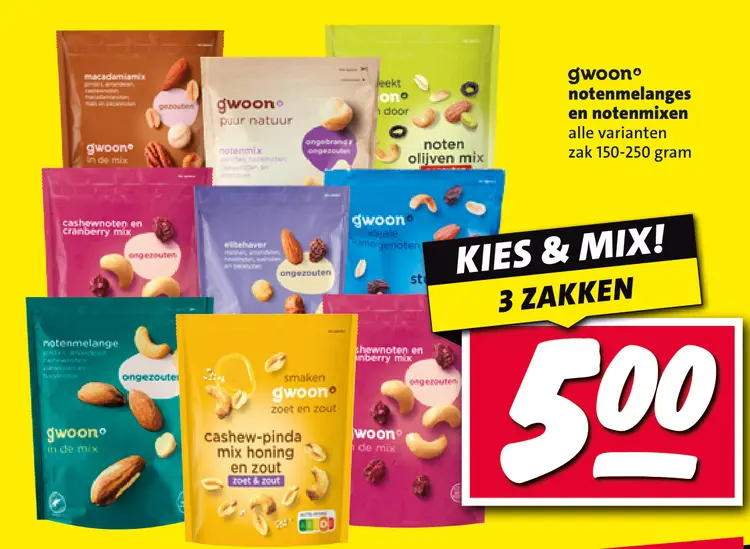 Aanbieding: Notenmelanges en notenmixen