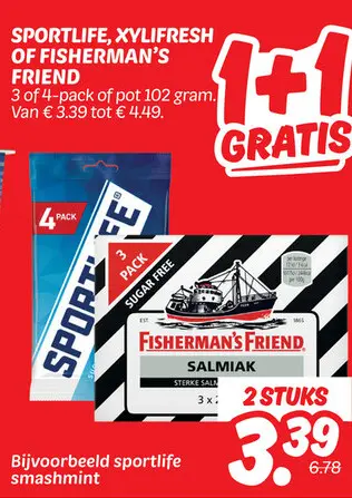 Sportlife, Xylifresh of Fisherman's Friend