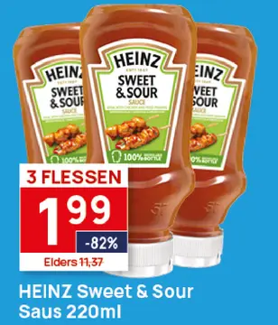 Aanbieding: HEINZ Sweet & Sour Saus