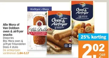 Aanbieding: Alle Mora of Van Dobben oven & airfryer snack
