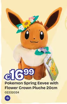 Promotie: Eevee with Flower Crown Pluche