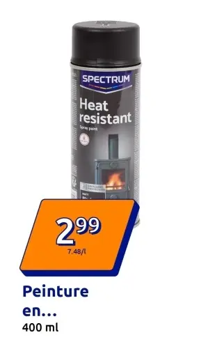 Offre: Heat resistant spray paint