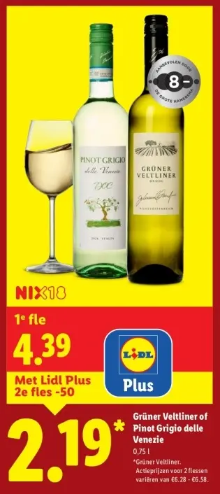 Aanbieding: Grüner Veltliner of Pinot Grigio delle Venezie