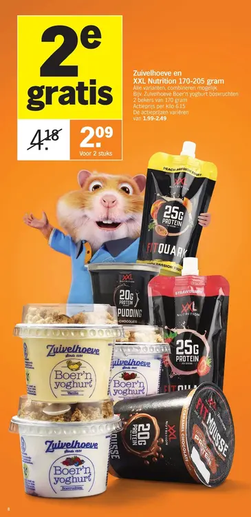 Promotie: Zuivelhoeve en XXL Nutrition