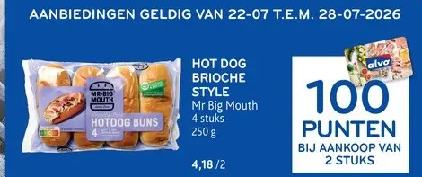 Promotie: Hot dog brioche style