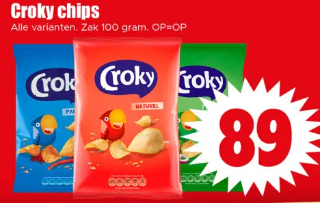 Aanbieding: Croky chips