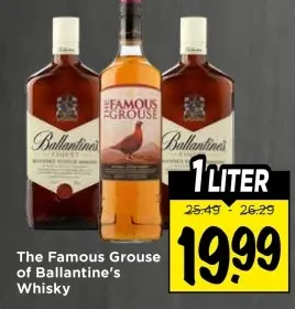 The Famous Grouse of Ballantine's Whisky