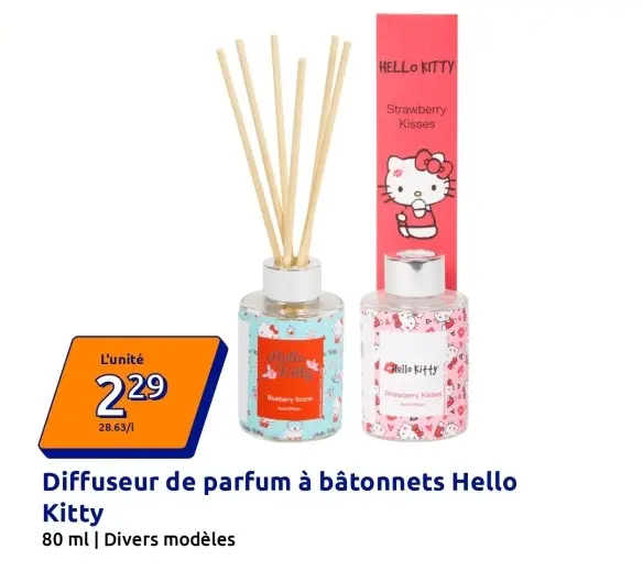 Offre: Diffuseur de parfum à bâtonnets