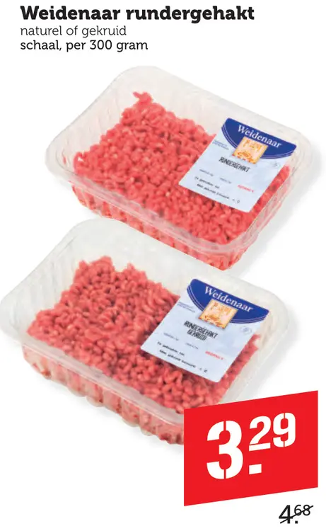 Aanbieding: Weidenaar rundergehakt