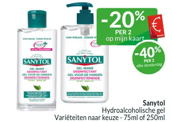 Promotie: Hydroalcoholische gel