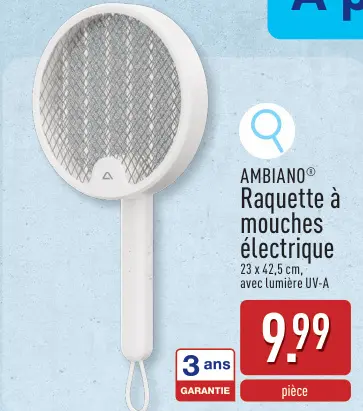 Offre: Raquette à mouches électrique