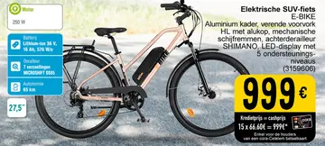 Aanbieding: Elektrische SUV-fiets E-BIKE