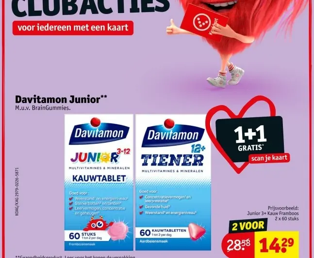 Aanbieding: Davitamon Junior 