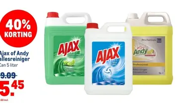 Aanbieding: Ajax of Andy allesreiniger