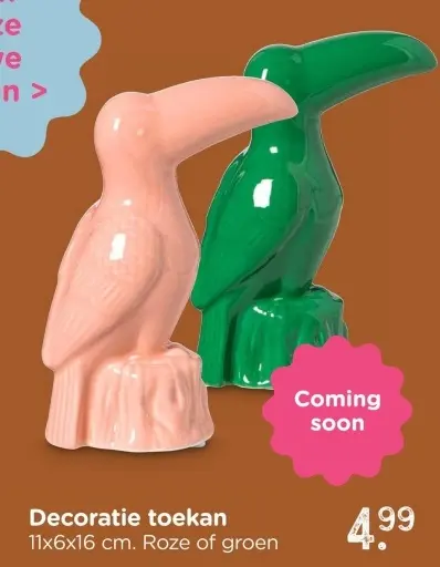 Aanbieding: Decoratie toekan