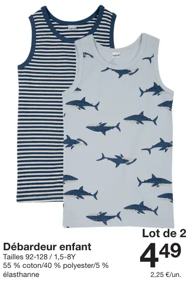 Offre: Débardeur enfant