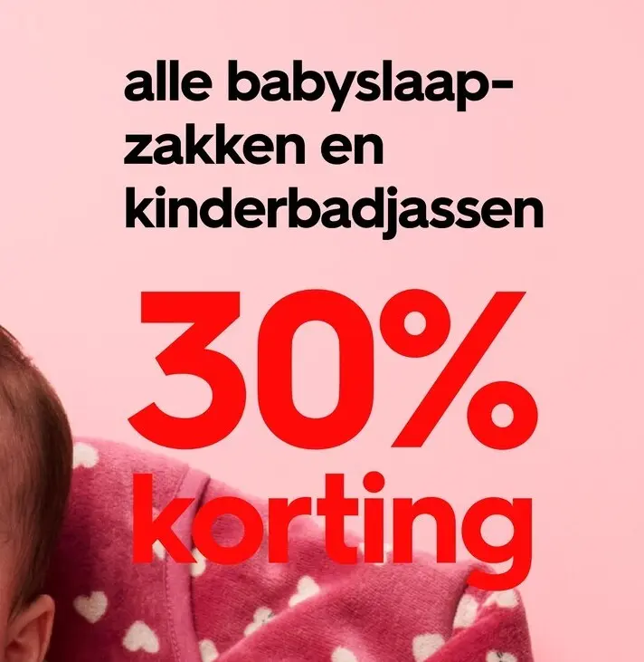 Aanbieding: alle babyslaapzakken en kinderbadjassen