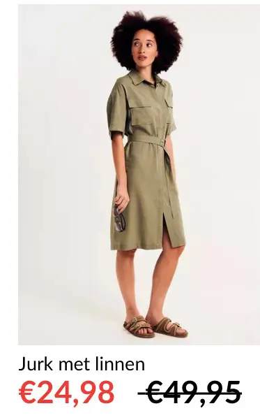 Promotie: Jurk met linnen