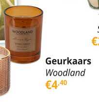 Aanbieding: Geurkaars Woodland