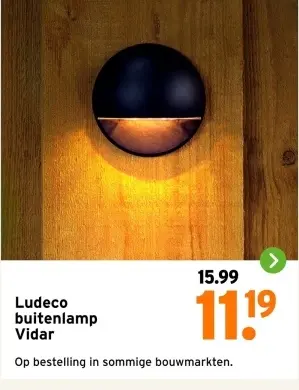 Aanbieding: buitenlamp Vidar