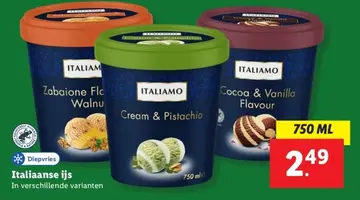 Aanbieding: Italiaanse ijs