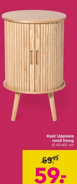 Aanbieding: Kast Uppsala rond hoog