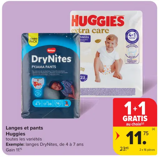 Offre: Langes et pants