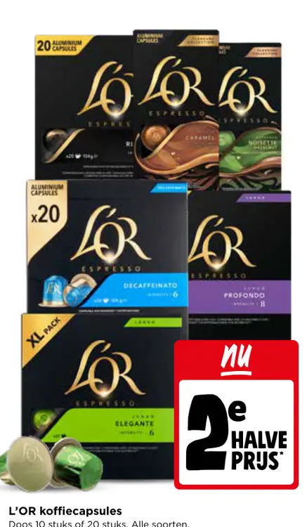 Promotie: Koffiecapsules