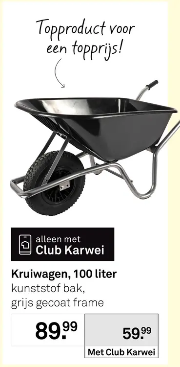 Aanbieding: Kruiwagen