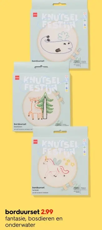 Aanbieding: borduurset