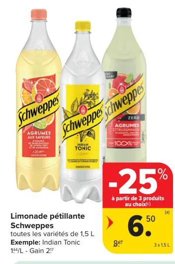 Offre: Limonade pétillante
