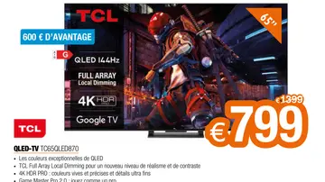Offre: Qled-tv tc65qled870