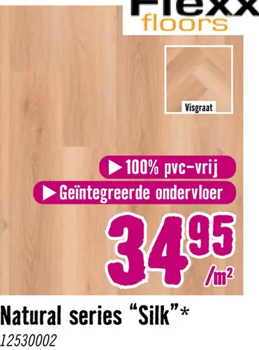 Aanbieding: FLEXXFLOORS Natural series klik silk 2,25 m²