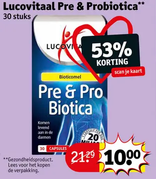 Aanbieding: Lucovitaal Pre & Probiotica