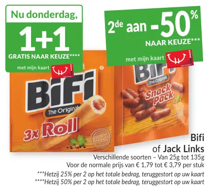 Promotie: Bifi of Jack Links