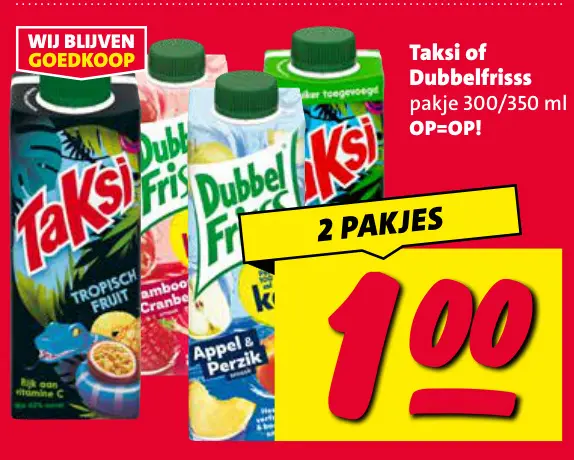 Aanbieding: Taksi or Dubbelfrisss