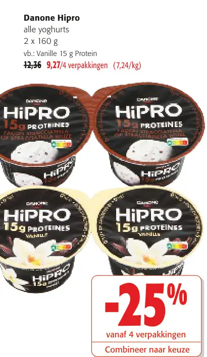 Promotie: Hipro alle yoghurts