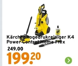Aanbieding: hogedrukreiniger K4 Power Control Home Flex