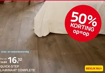 Aanbieding: Quick-step laminaat complete
