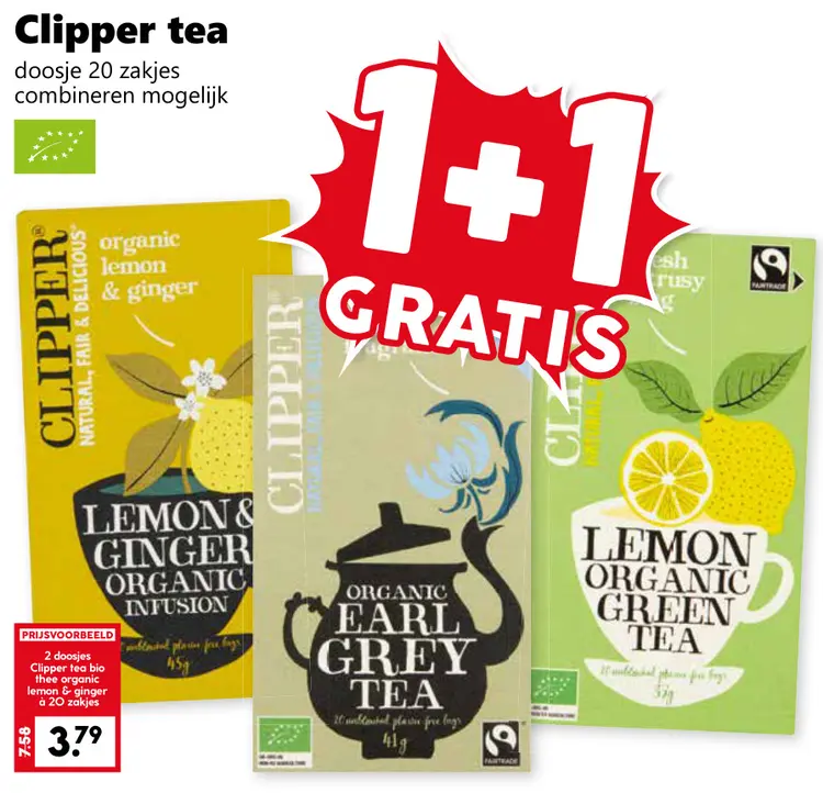Aanbieding: Clipper tea