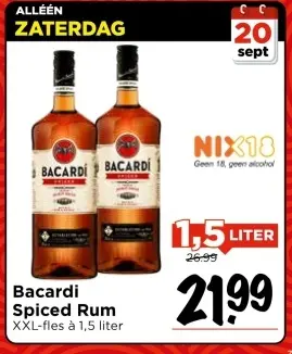 Aanbieding: Bacardi Spiced Rum