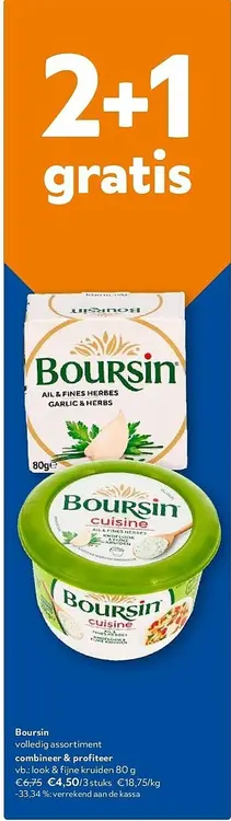 Promotie: Boursin look & fijne kruiden