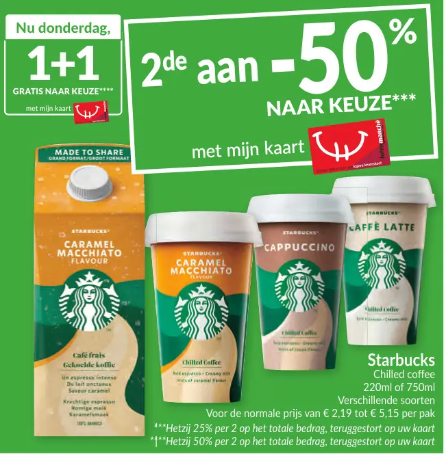 Promotie: Starbucks Chilled coffee