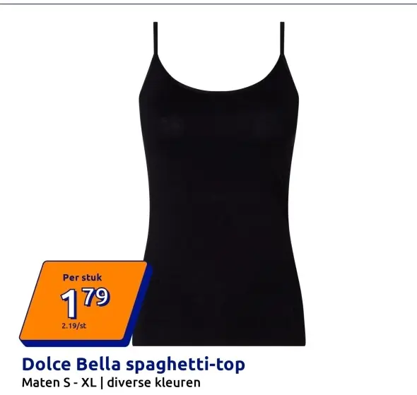 Aanbieding: Spaghetti-top