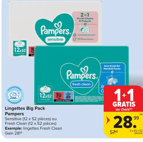 Offre: Lingettes Big Pack