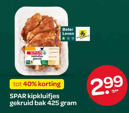 Aanbieding: kipkluifjes gekruid bak