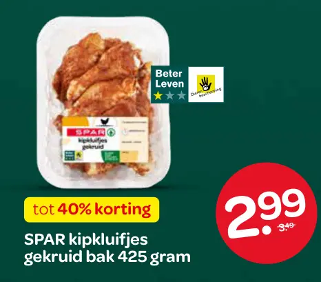 Aanbieding: kipkluifjes gekruid bak