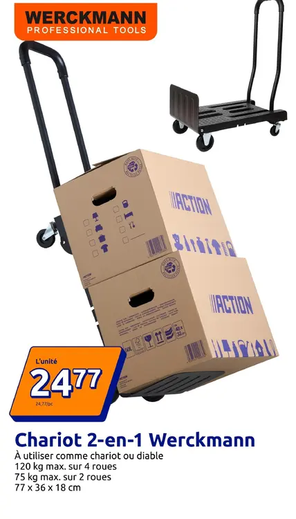 Offre: Chariot 2-en-1